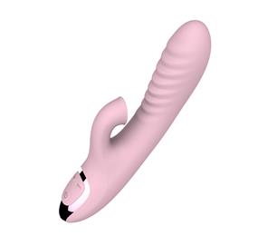 Female Silicone Rechargeable Erotic Masturbation Sucking Vibrator